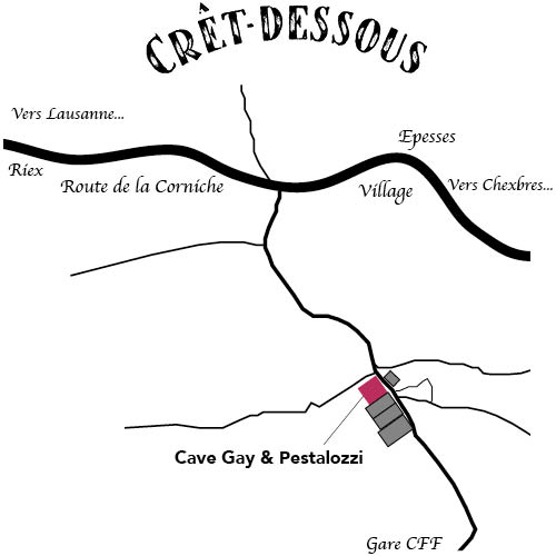 Plan cave Gay & Pestalozzi